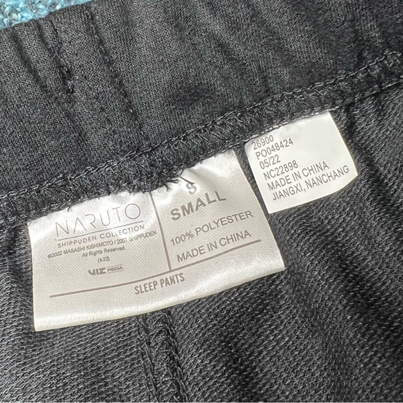 Shippuden Naruto Anime Manga Pajama Pants Men's Size Small - Picture 7 of 7